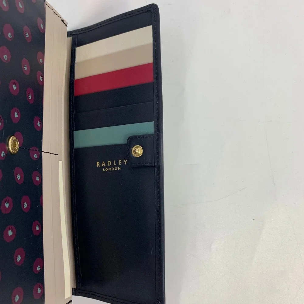 Bradley‎ London Hello Lovely Scottie & Bird Flapover Leather Wallet